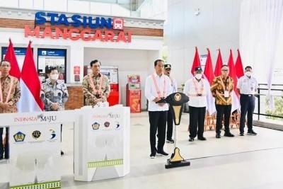 Presiden Resmikan Revitalisasi Stasiun Manggarai Tahap 1