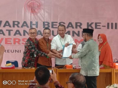 H Sudirman Sekda Pemprov Jambi Terpilih Sebagai Ketua IKA Unja