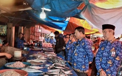 Wabup Tanjab Barat Sidak Pasar Jelang Ramadhan 1444 H / 2023 M