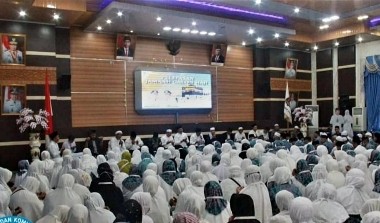 Bupati Hantar Keberangkatan 395 Calon Jemaah Haji Tanjab Barat