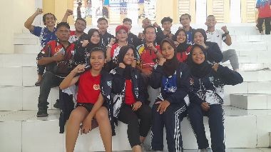 Julita Adhitia Atlet Muay Thai Kota Jambi Mengalahkan Nadiatul Jannah dari Sarolangun