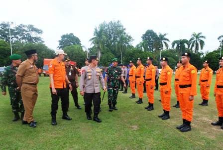 Kapolda Jambi Pimpin Apel Kesiapsiagaan Hadapi Bencana