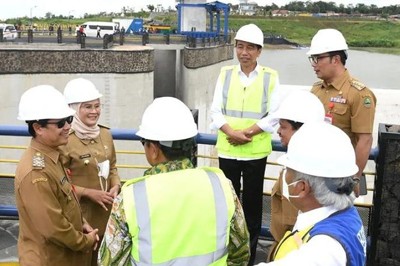 Presiden Resmikan Bendungan Sadawarna Bendungan ke 33 Sejak 8 Tahun Terakhir