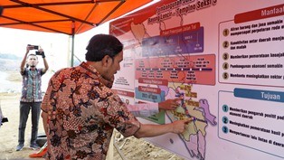Turun ke Lokasi Tol Jambi- Betung, Edi Purwanto: Desember Sudah Bisa di Lalui