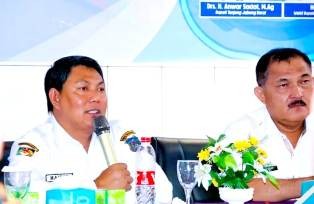 Wabup Tanjab Barat Tutup Kegiatan Pembinaan Peningkatan Kapasitas Aparatur Pemerintah Desa