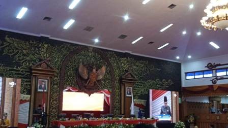 Ketua DPRD Provinsi Jambi Pimpin Rapat Paripurna dan  Ucapkan Dirgahayu Provinsi Jambi