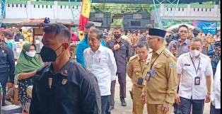 Walikota Jambi Fasha Sambut Kunjungan Presiden ke Pasar Talang Banjar