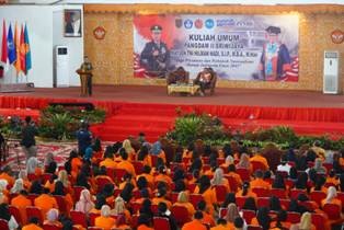 Beri Kuliah Umum di Unja, Pangdam II Sampaikan Masalah Persatuan, Nasionalisme dan Indonesia Emas