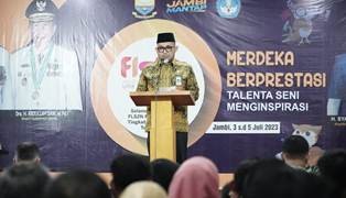 Sekda Sudirman : FLS2N-PDBK Wadah Beraktivitas Dan Ruang Aktualisasi Diri Bagi Para Anak Didik