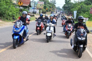 Community Gathering Menyatukan Banyak Komunitas Motor Yamaha di Jambi
