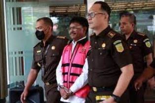 Kejagung Tahan Menkominfo Jhonny G Plate Tersangka Korupsi Pengadaan BTS