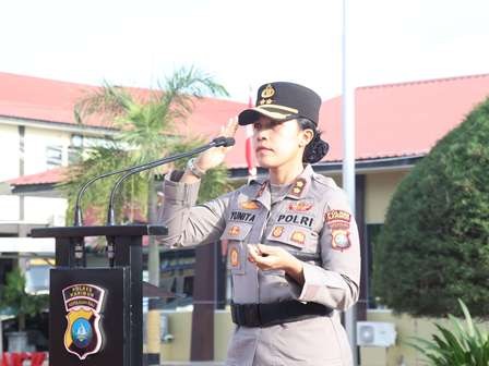 Polres Karimun Gelar Apel Sabuk Kamtibmas