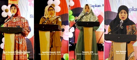 Meriah Acara Akhirussanah KB dan TK Al Falah Jambi