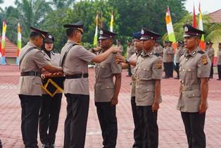 Kasrem 042/Gapu Hadiri Upacara Penutupan Pendidikan Bintara Polri Di SPN Polda Jambi